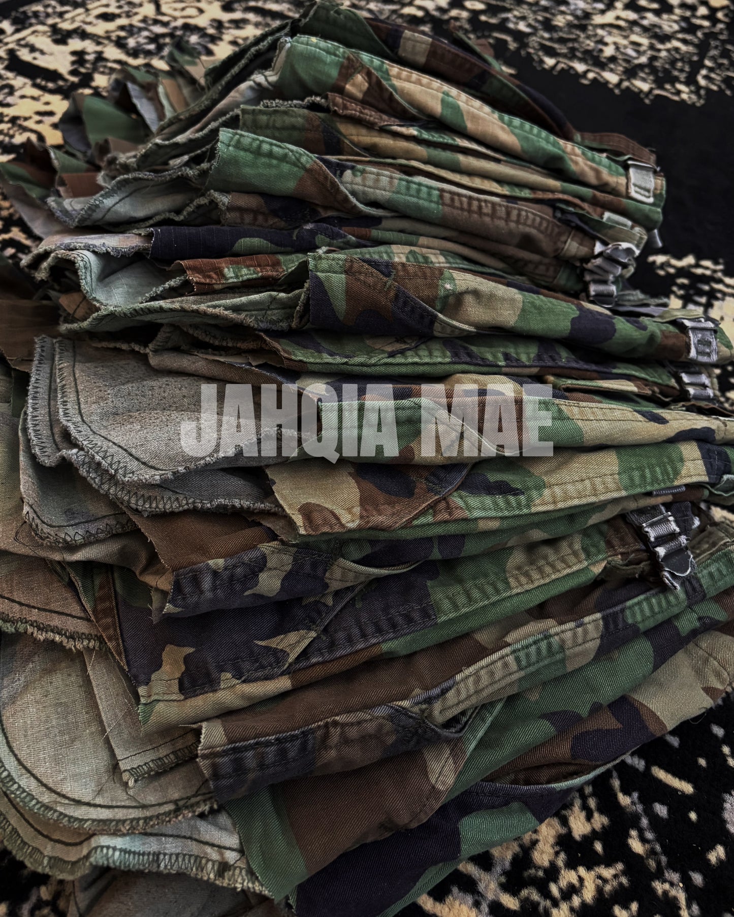 NOLA mini camo shorts