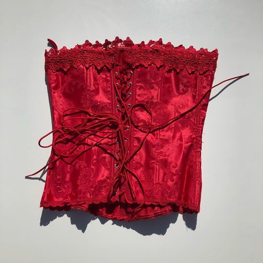 Beautiful Red Corset| Bustier